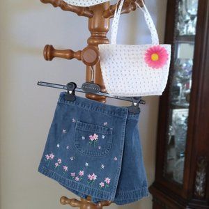 JEANS SKIRT FOR GIRL, SIZE M ( 5/6 )